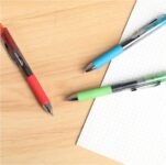 Amazon Basics Retractable Gel Pens, Fine Point 0.7mm, Smooth Writing, Assorted Colors, 12-Pack