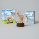 RP Minis The Screaming Goat Book & Figure 32-Page Illustrated Pocket Guide 3-Inch Mini Goat on Tree Stump Base