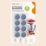 Aieve Appliance Sliders, 8 Pcs Small Appliance Slider for Countertop, Self Adhesive Home Finds Caster Wheels Rollers, Kitchen Must Have Gadgets for Stand Mixers, Coffee Makers, Air Fryers