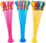 ZURU Bunch O Balloons Crazy Color 200 Rapid-Filling Self-Sealing Water Balloons for Outdoor Family Fun Summer Amazon Exclusive 6 Pack