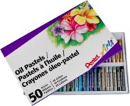 Pentel Oil Pastels – 50 Color Set (PHN-50)