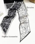 Saiusloa Purse Scarf For Handbags Head Scarves For Women’s Hair Bags Scarfs Long Skinny Scarves Fashion Silky