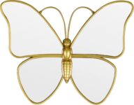 Decorative Butterfly Wall Mirror with Gold Plastic Frame (14.5×11.8inch)