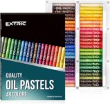 EXTRIC Oil Pastels – 48 Count Soft Pastels for Kids & Artists