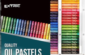 EXTRIC Oil Pastels – 48 Count Soft Pastels for Kids & Artists