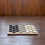 Regal Games – Reversible Wooden Board for Chess, Checkers & Tic-Tac-Toe – 24 Interlocking Wooden Checkers and 32 Standard Chess Pieces – for Age 8 to Adult for Family Fun
