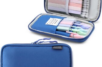 Big Capacity Pen Case Large Storage Pen Pouch Aesthetic, Office Pen Marker Case Simple Sturdy Multifunctional Bag Organizer for Man Women