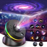 Star Light Projector Starry Night Light Planetarium Galaxy Projector with Dynamic Meteors 360° Rotation Nebula 4K HD Large Scale Projection for Bedroom Decor SKE-TKQ01