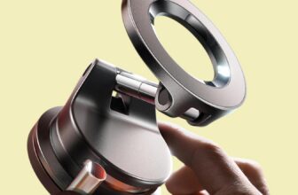 LISEN Vacuum Magnetic Car Phone Holder, SuctionPro Magsafe Car Mount, Phone Mount for Car Accessories Kits for Jeep/BMW/Honda, Christmas Day Gifts for Men Women, for iPhone 17 Pro Max 16 15 14 13