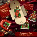 Personalized My First Apartment Christmas Ornament 2025 – First Year in New Apartment Ornament 2025, Door Ornaments for Christmas Tree Decorations, Unique Keepsake Gifts First Apartments