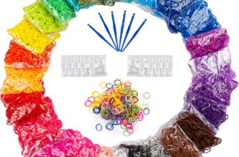 12730+ Loom Rubber Bands Refill Kit in 26 Color with 500 Clips,6 Hooks, Premium Bracelet Making Kit for Weaving DIY Crafting Gift