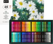 Artecho Oil Pastels Set of 48 Colors, Soft Oil Pastels for Art Painting, Drawing, Blending, Art Supplies for Artists, Beginners, Students, Teachers (10 x 70 mm)