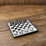 Chess Sets Travel Board Games: Magnetic Folding Chess Board with Instructions Teen Gifts Family Games Educational Toys for Kids and Adults 9.5 Inch