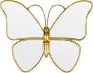 Decorative Butterfly Wall Mirror with Gold Plastic Frame (12.2 x 9.8 inch)