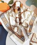 Satin Bandanas Head Scarf For Women Hair Scarves Accessories Lightweight Fashion Wrap Neck Silk Sleeping Headscarf Christmas Decoration
