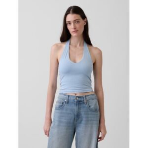 CloseKnit Halter Crop Top