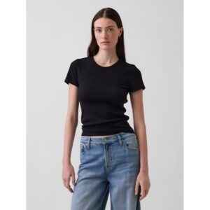 Pointelle Crewneck T-Shirt