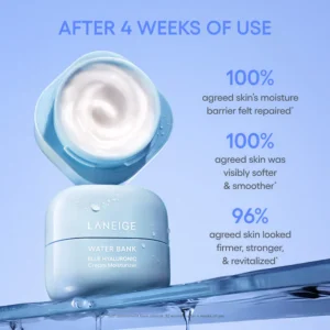 LANEIGE  Water Bank Blue Hyaluronic Cream Moisturizer for Moisture Barrier Repair