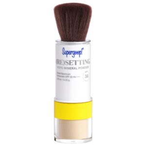 Supergoop! – 100% Mineral (Re)setting Powder Face Sunscreen SPF 35