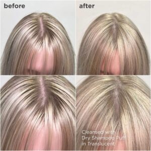 Briogeo – Style + Treat Non-Aerosol & Talc-Free Dry Shampoo Powder Puff