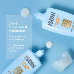 ISDIN – Fusion Water Magic SPF 40 Sunscreen with Hyaluronic Acid and Vitamin E