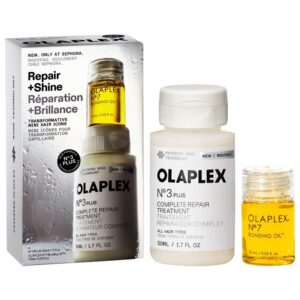Olaplex – Mini No.3PLUS Bond Repair Treatment and No.7 Hair Oil Set