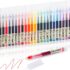 Amazon Basics Retractable Gel Pens, Fine Point 0.7mm, Smooth Writing, Assorted Colors, 12-Pack