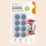 Aieve Appliance Sliders, 8 Pcs Small Appliance Slider for Countertop, Self Adhesive Home Finds Caster Wheels Rollers, Kitchen Must Have Gadgets for Stand Mixers, Coffee Makers, Air Fryers
