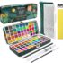 72 Colors Acrylic Paint Markers, Dual Tip with Fine Tip and Brush Tip Pens for Stone, Wood, Calligraphy, Canvas, Ceramic, Metal, Glass, Rock Painting, DIY Crafts Art Supplies Kit