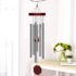 Wind-Chimes-Outdoor-Large-Decor, Deep Tone Soothing Melodic Tones Windchimes, Wind Chimes for Outside, Memorial Wind Chime Best Gift for Mom Women Grandma Neighbors（32″ Black）