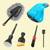 Car Interior Duster Detail Brush Cleaning Gel Kit, Soft Dash Vent Dusting Slime Putty Detailing Brushes Accessories Essentials Supplies Tools for Auto,Truck,SUV,RV