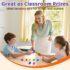Nee Doh Rainbow Set 102 Pieces Calm Anxiety Sensory Stickers with 2 Texture Styles for Office & Classroom Desks Fidget Anxiety Stress Relief for Adults Teens USA Made