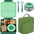 Snack Containers 3-Pack 3-Compartment Round BPA-Free Food Storage with Lids for Kids & Adults Stackable Dishwasher Safe Single Serving Snack Boxes – Scrapbook Materials