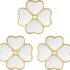 TeoKJ Over the Door Hanging Baskets with Wooden Button, 3-Tier Woven Cotton Storage Organizer Bag, Wall-Mounted with Hook Decorative Hanging Nursery Baskets, Jute