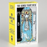 Miniature Rider-Waite® Tarot: Compact and Portable Miniature 78-Card Tarot with Iconic Pamela Colman Smith Artwork, Essential for Beginners & Experts, Divination and Tarot Study, Includes Instruction Booklet