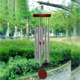 2 Pack Pgzsy Memorial Wind Chimes Outdoor Large Deep Tone, Elegant Sympathy Wind-Chime Personalized with 6 Tuned Tubes for Garden Patio Balcony and Home